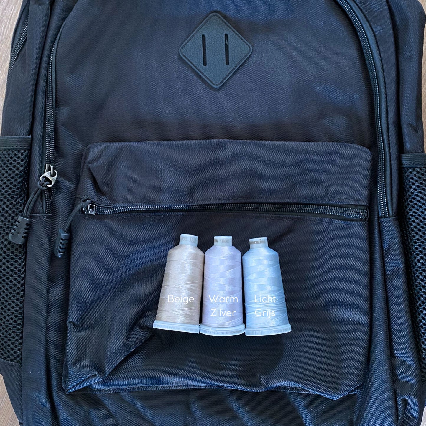 Rugzak Tiener - Zwart Large | Maria Larouge