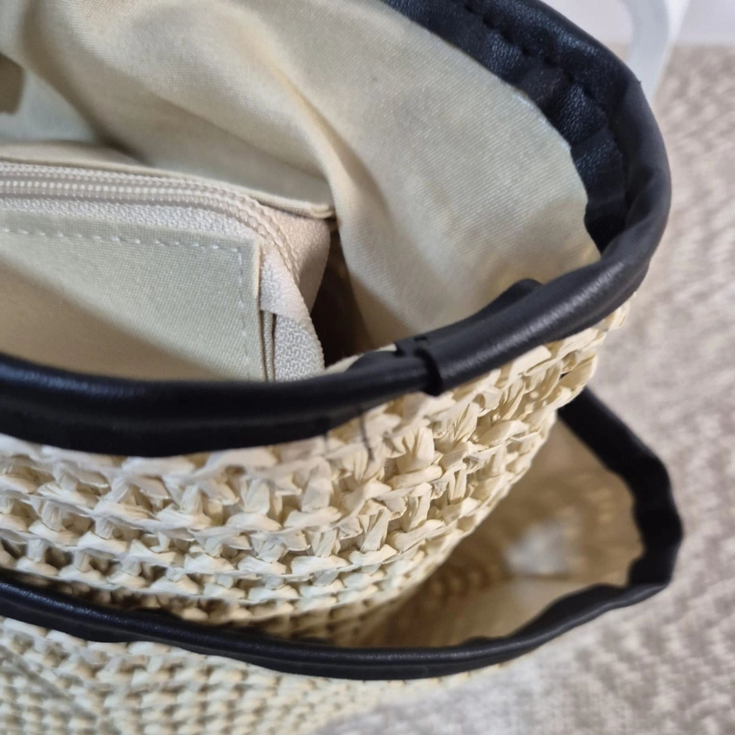 Strandtas Raffia - Beige | Maria Larouge