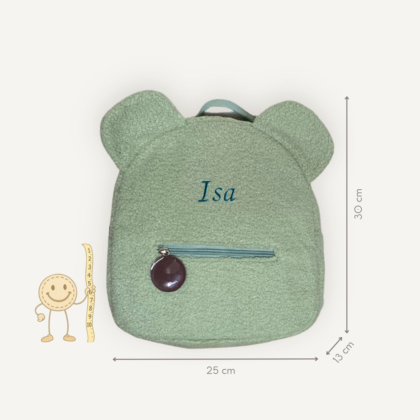 Teddy Rugzak - Sage | Naemely