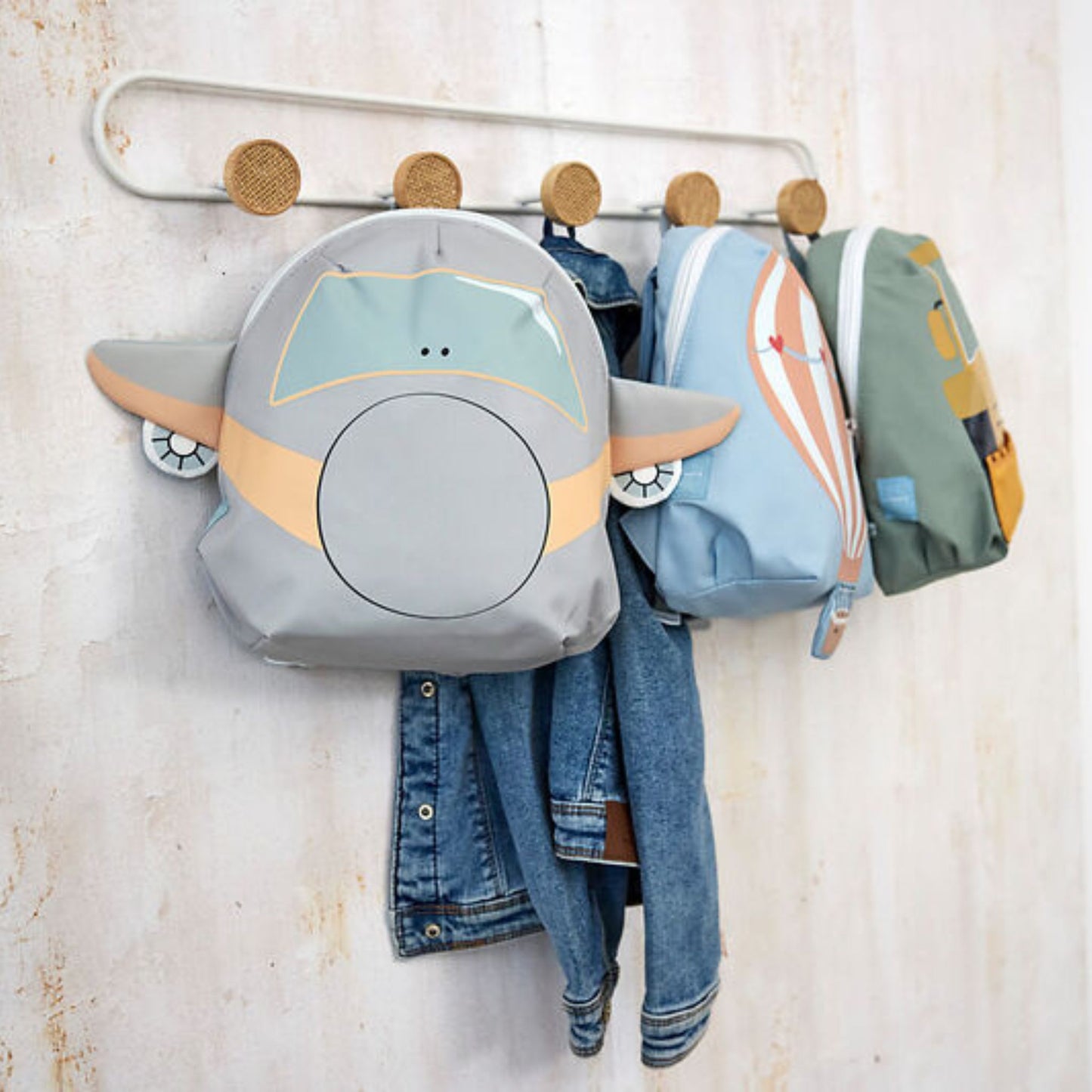 Rugzak Peuter Tiny Drivers Airplane | Lässig